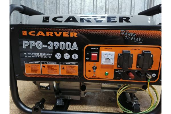 Бензиновый генератор CARVER PPG-3900А 01.020.00012